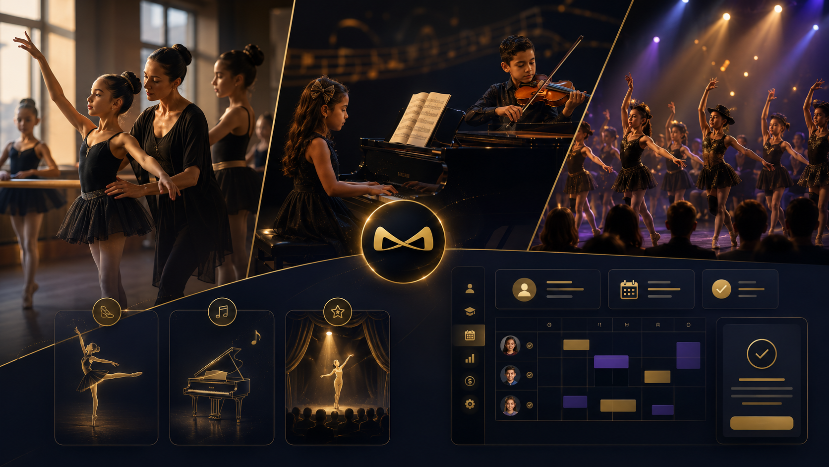 Motion Studios Egypt academy departments and backend system